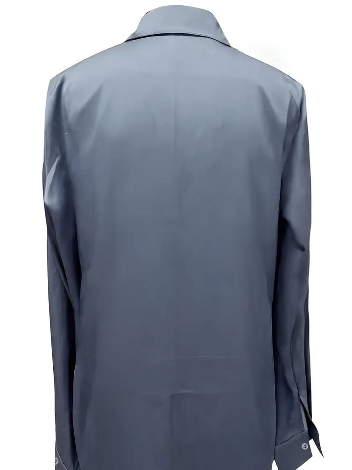 Denisa – saténová halenka s elegantním šarmem