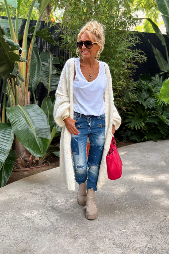 Malea – Dlouhý oversize kardigan