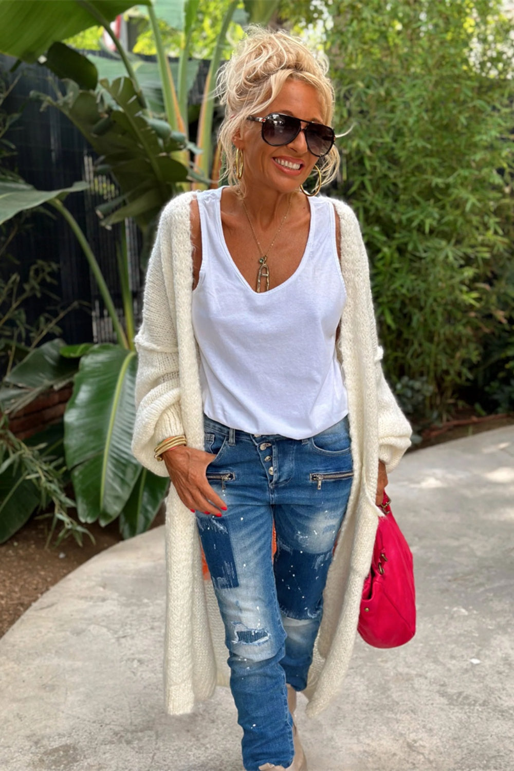 Malea – Dlouhý oversize kardigan