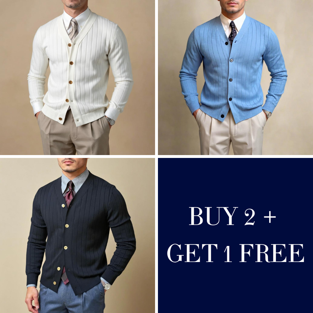 Bořivoj – Moderní pánský kardigan s italským duchem