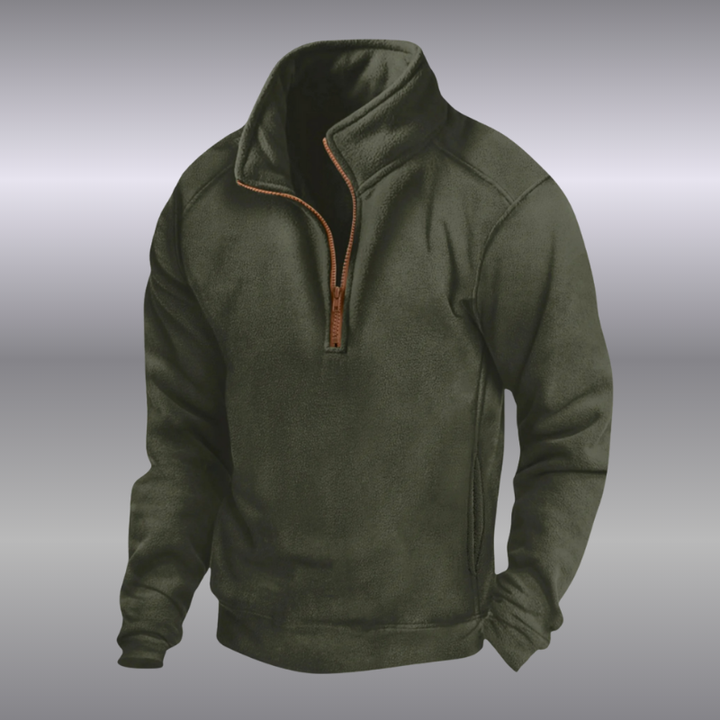 Damian – Pánská fleecová mikina na zip