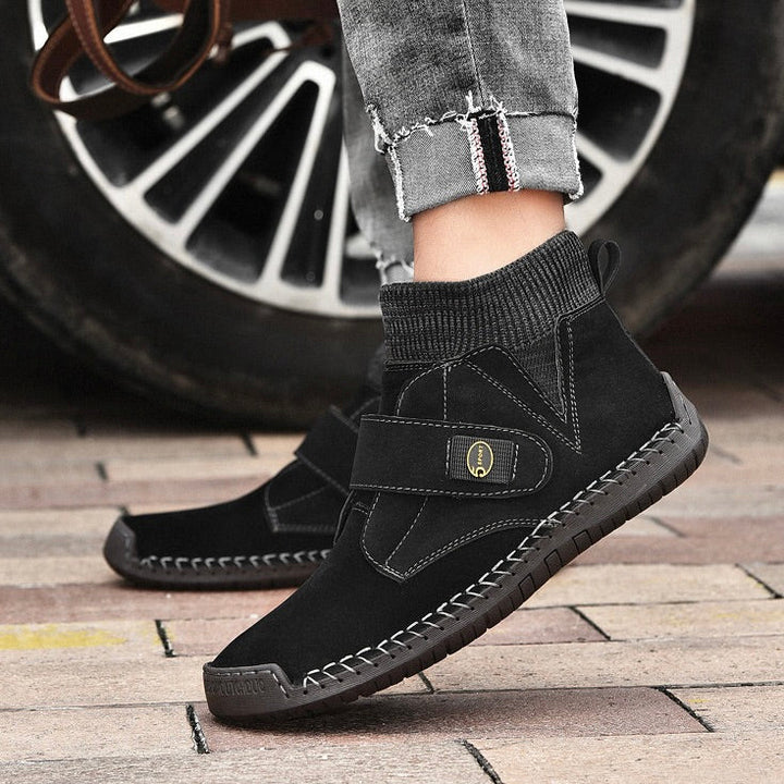 Patrick – Pánské zimní semišové kotníkové boty