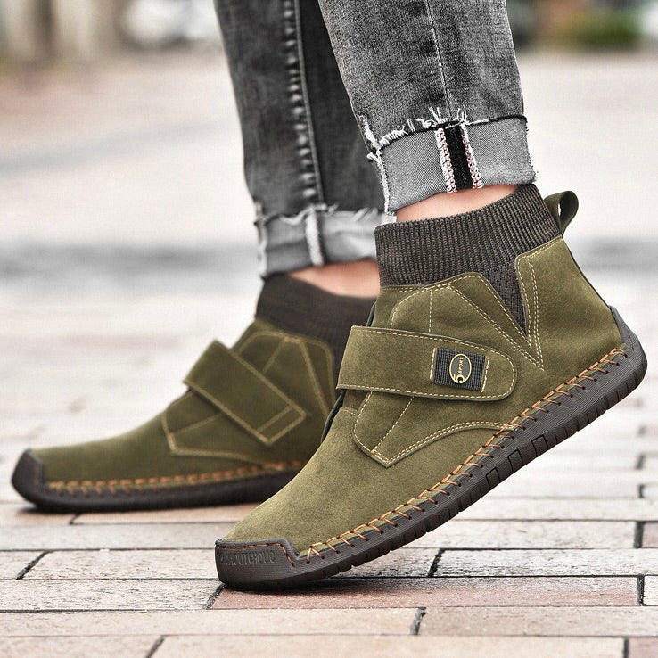 Patrick – Pánské zimní semišové kotníkové boty