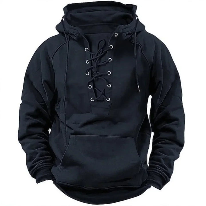 Carlos – Retro hoodie se šňůrkami