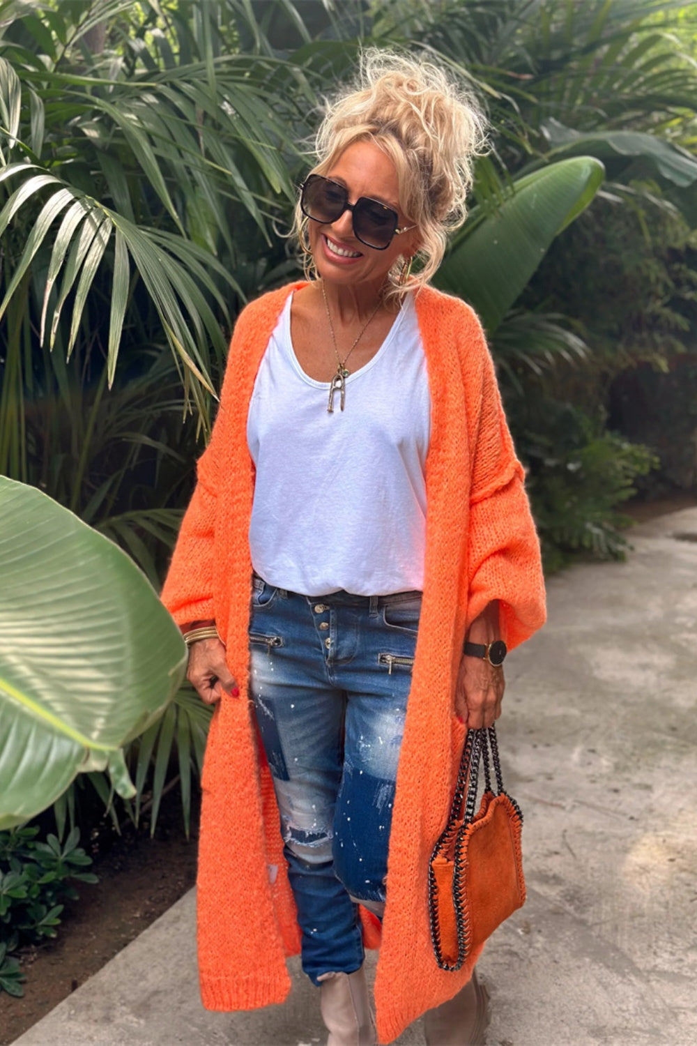 Malea – Dlouhý oversize kardigan