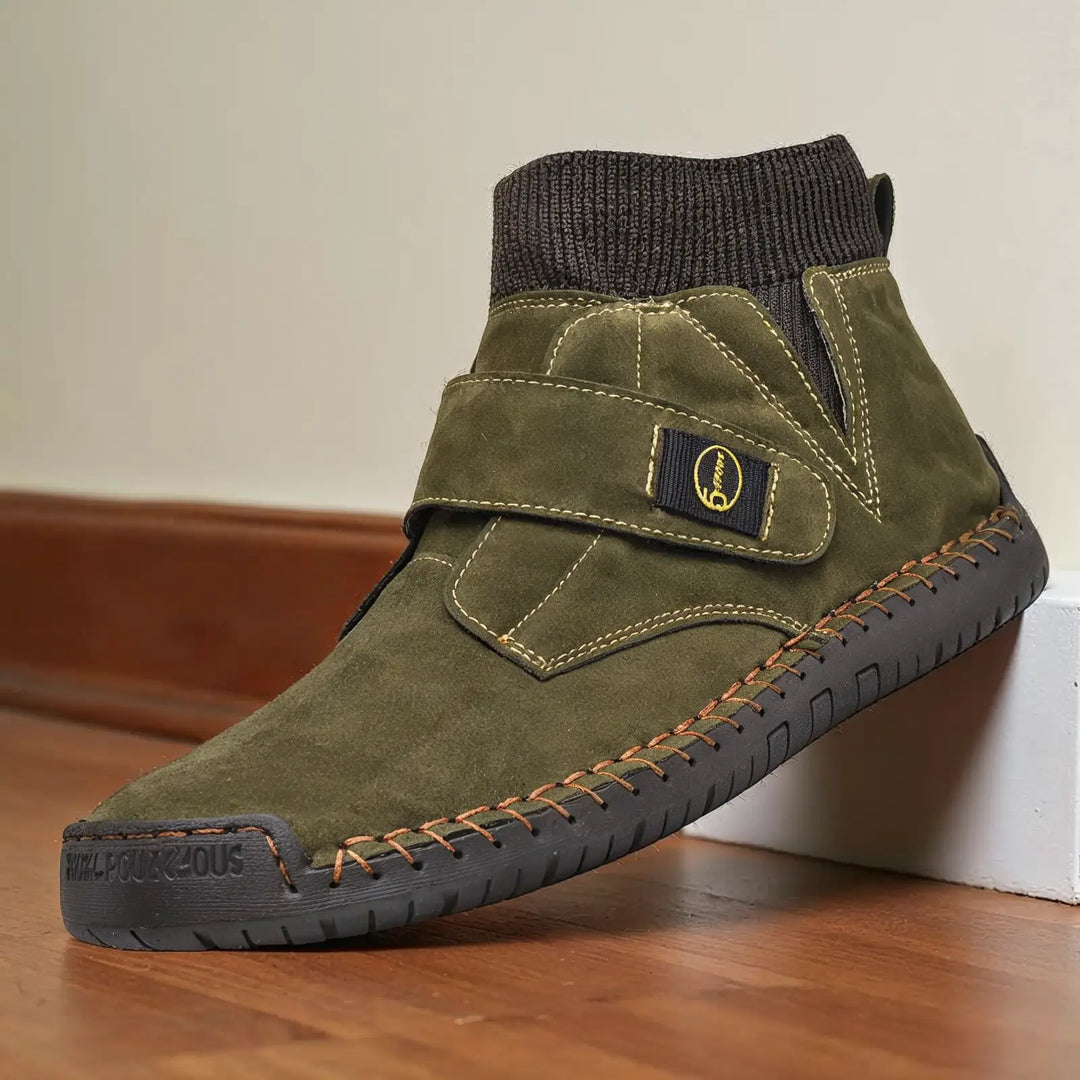 Patrick – Pánské zimní semišové kotníkové boty